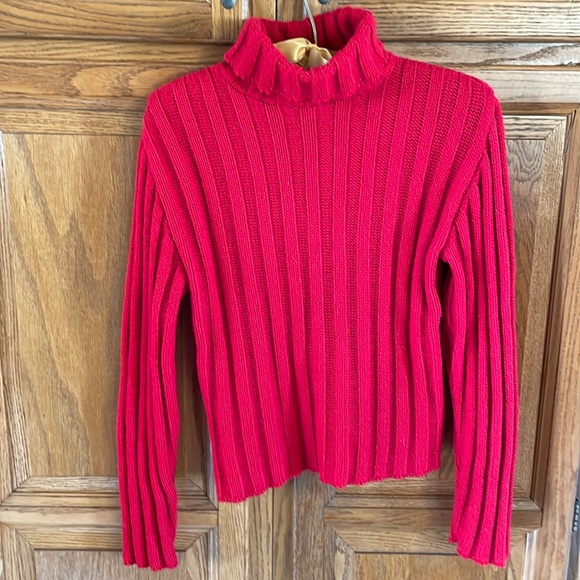 Fashion Bug Sweaters Vintage Fashion Bug Knit Red Sweater Medium